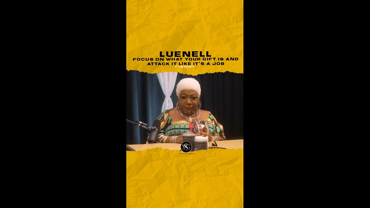 @luenell Focus on what your gift is and attack it like it’s a job