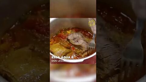 Carne feita na panela de pressão. Uma delícia