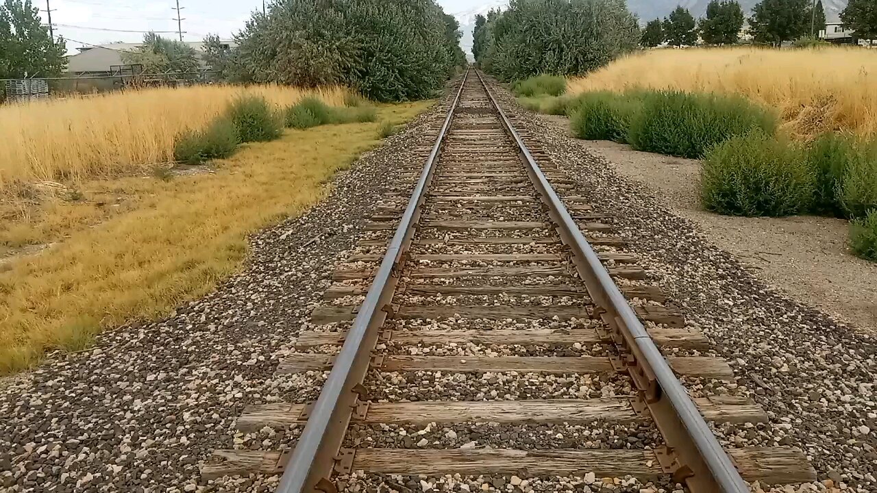 Stealth Camping in Orem, Utah near a Set of Railroad Tracks