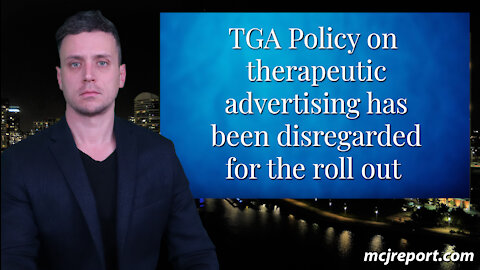 TGA policy on advertising doesn't apply to V roll out