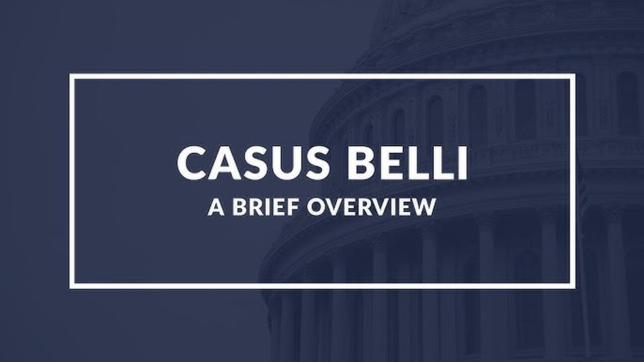 The Casus Belli of the Civil War: It's Not What You Think.