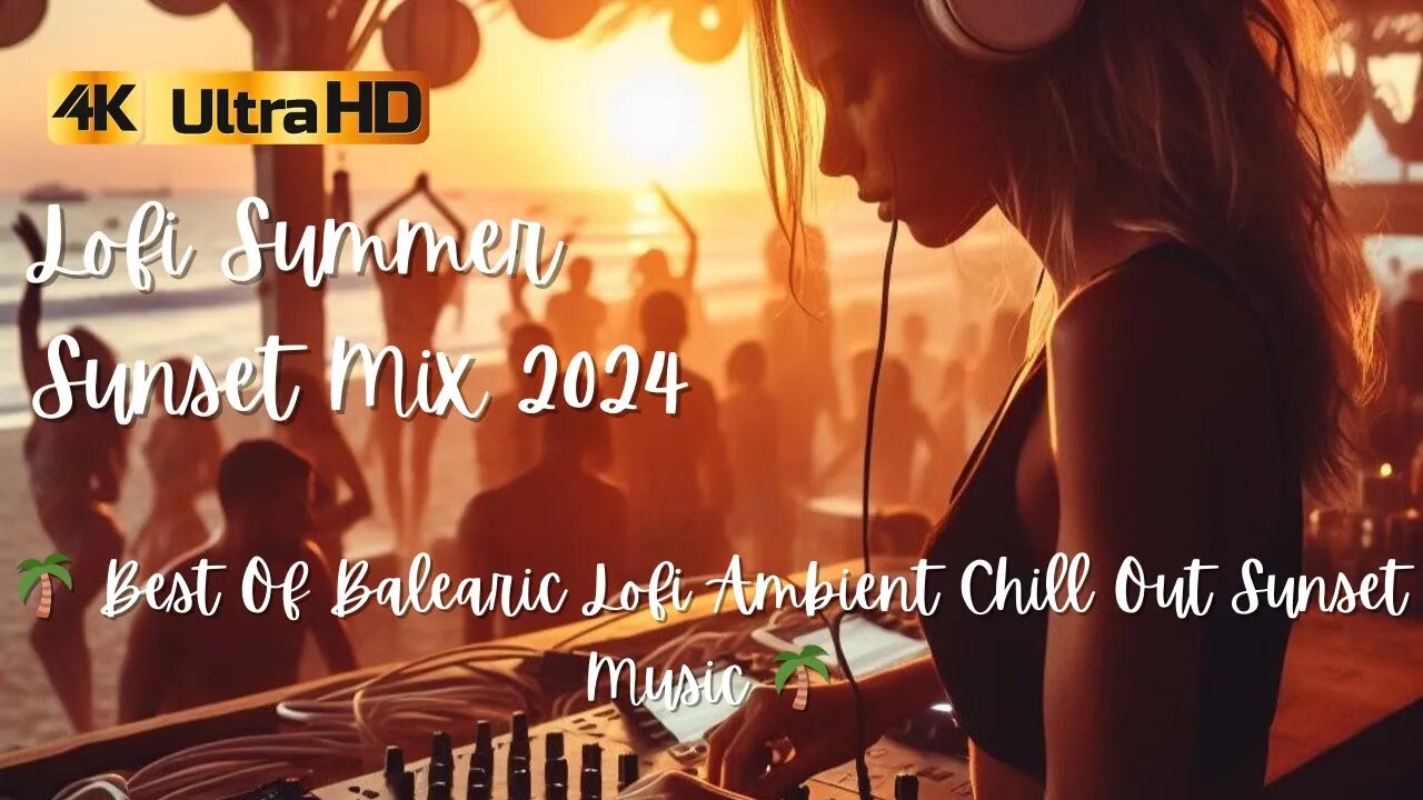 Lofi Summer Sunset Mix 2024 🌴 Best Of Balearic Lofi Ambient Chill Out Sunset Music 🌴