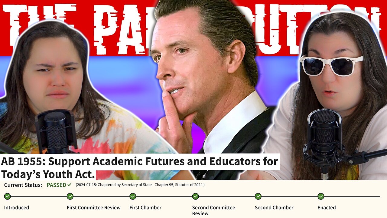 Newsom's Gender Identity Law Allows Schools to HIDE Gender Change From Parents