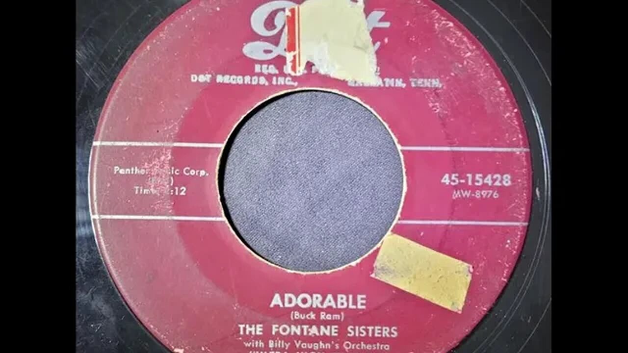 The Fontane Sisters, Billy Vaughn's Orchestra – Adorable