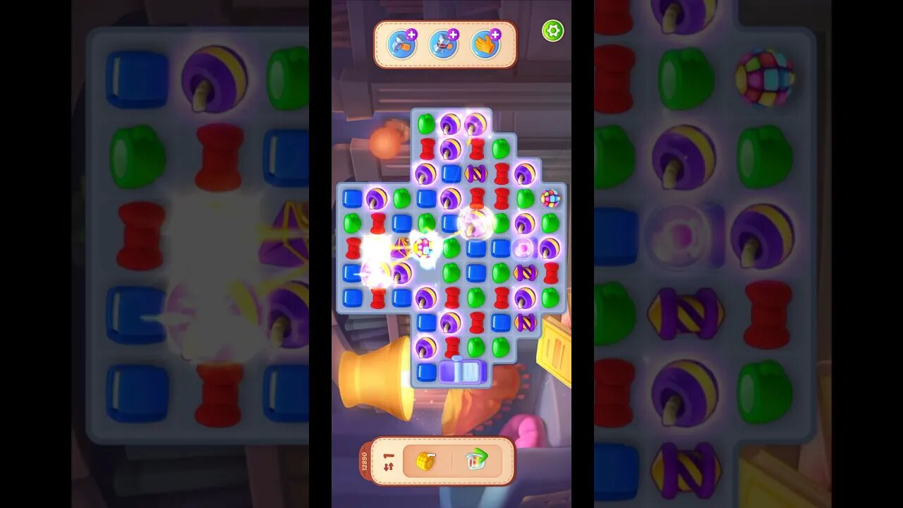 Shorts Playrix Homescapes Gameplay Walkthrough Level 12890-070