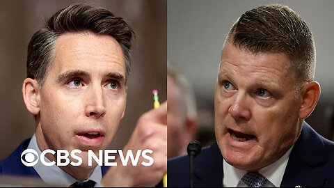 ‘No One Has Been Fired'' Hawley Confronts Secret Service Director