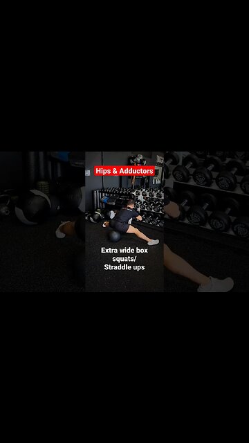 HIP MOBILITY THROUGH STRENGTH 🧠 #SHORTS #RANGEOFMOTION #middlesplits #STRADDLE