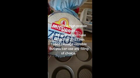 Low calorie high protein egg cups