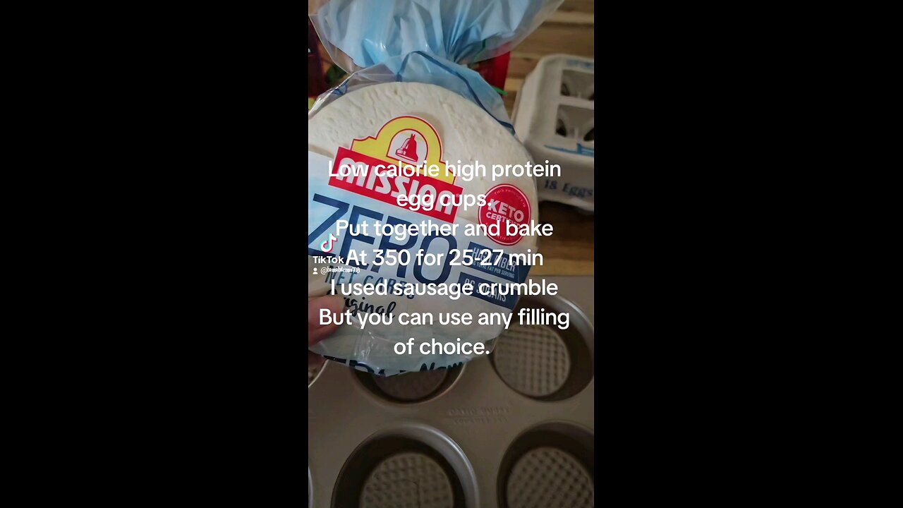 Low calorie high protein egg cups