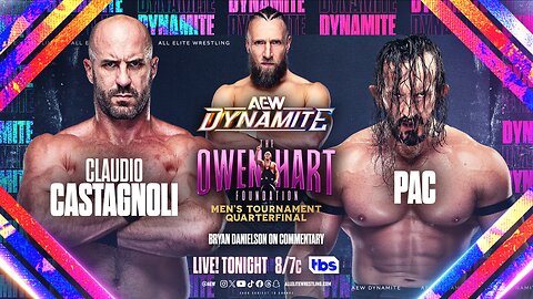 Claudio Castagnoli vs. PAC - Owen Hart Cup Tournament! #shorts