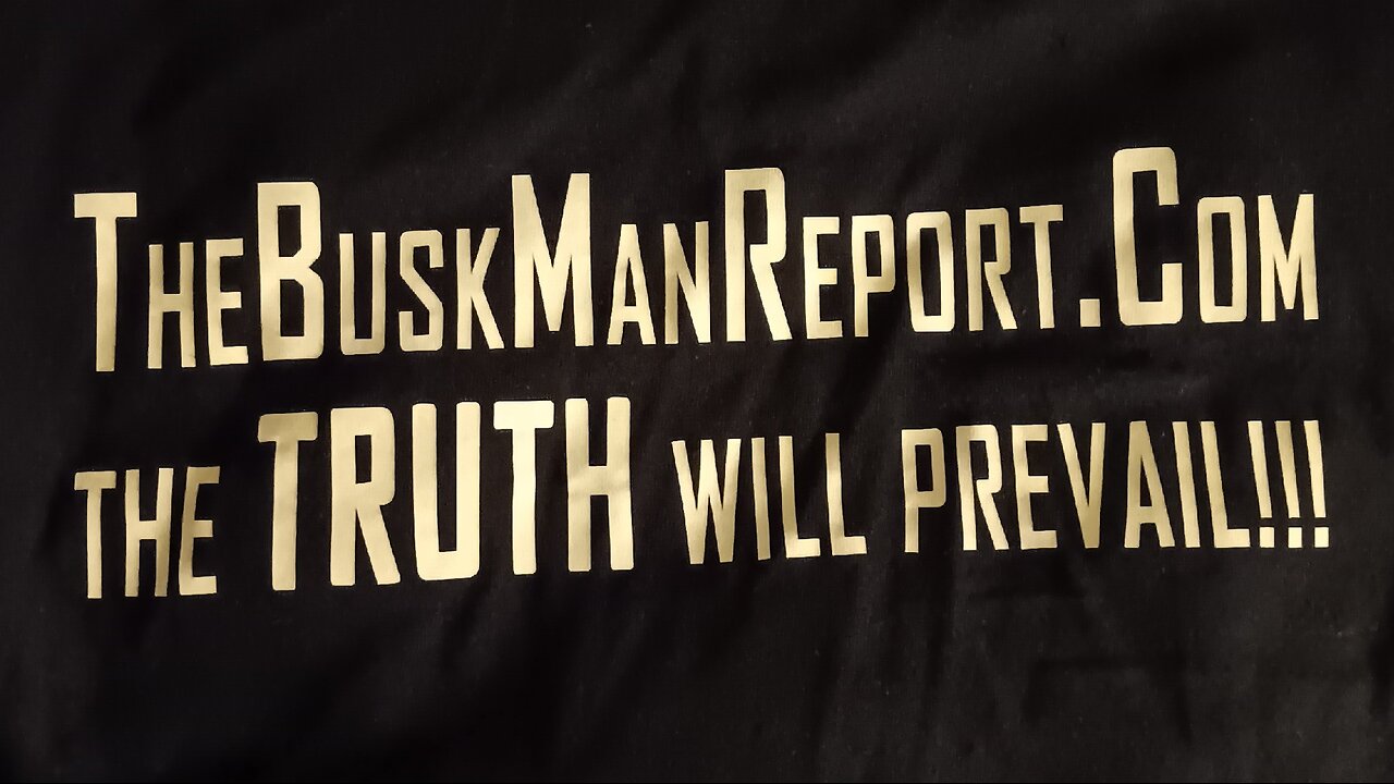 The BuskMan Report: BuskMan's Live Drive 02262024 Obedience to Who???