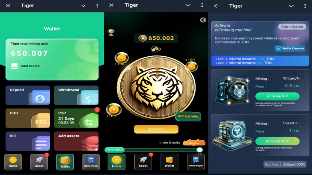 Tiger Network | New Crypto Airdrop on Telegram | Claim Free $Tiger Every 24Hrs