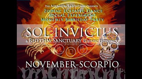 Sol Invictus Ecstatic Dance Mix ED3– November-Scorpio w/closing Chant