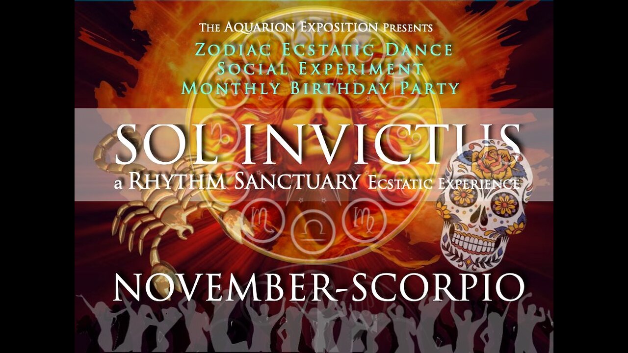 Sol Invictus Ecstatic Dance Mix ED3– November-Scorpio w/closing Chant