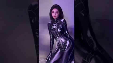 Chinese Girl As Spider Woman