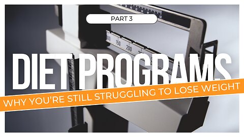 You Don’t Need A Meal Program To Lose Weight: Here’s Why You’re Struggling to Lose the Pounds