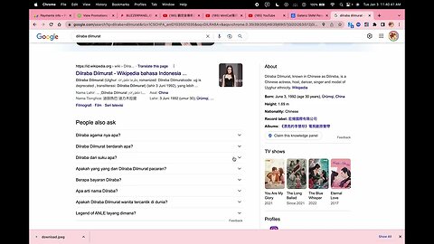 DILRABA DILMURAT CHINESE ACTRESS - 2022 ----- FRANSISCA SIM