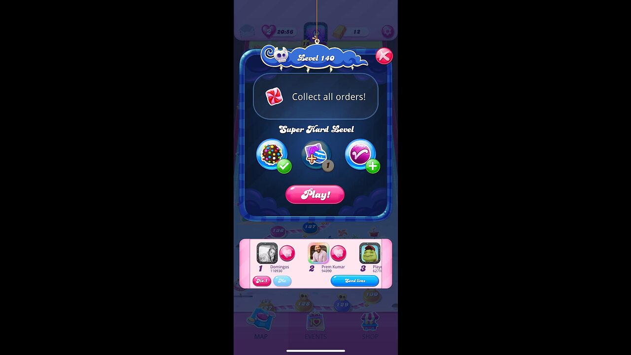Candy Crush Saga Level 140