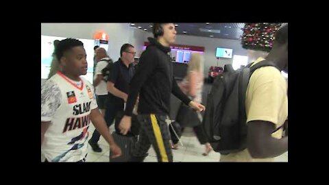 'NBA prospect LaMelo Ball injury shock' exclusive pictures