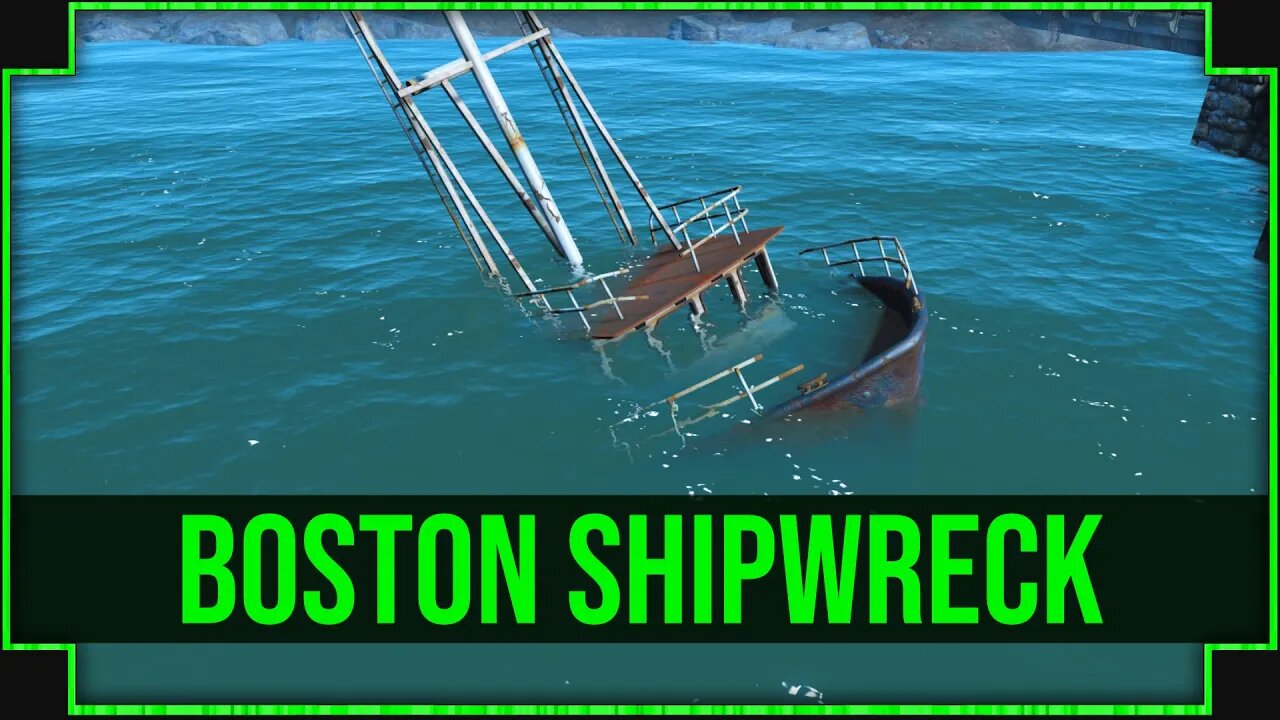 Boston Shipwreck Fallout 4 - Why you NEED Morning Coffee!