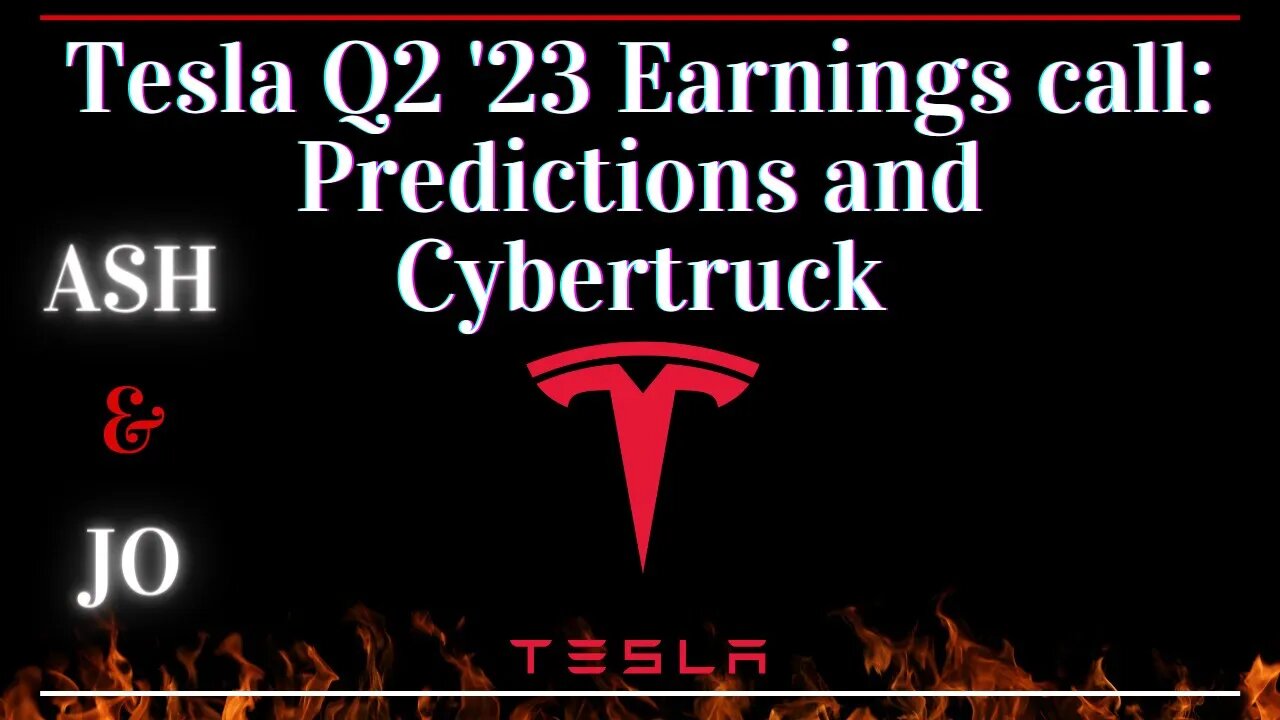 Tesla Q2 '23 Earnings call stock price prediction