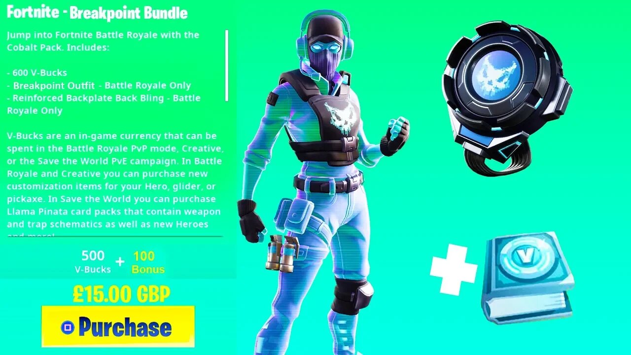 The New "BREAK POINT" Challenge Bundle In Fortnite!