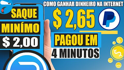 👉🏻Pagou $2.65 Paypal em 4 Minutos Mesmo dia 💵 Aplicativo Para Ganhar Dinheiro Renda Passiva Rewardr