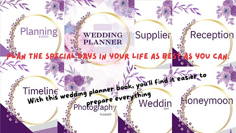 Purple Wedding Planner E-Book