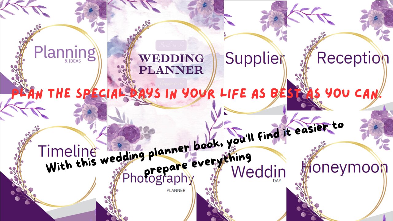 Purple Wedding Planner E-Book