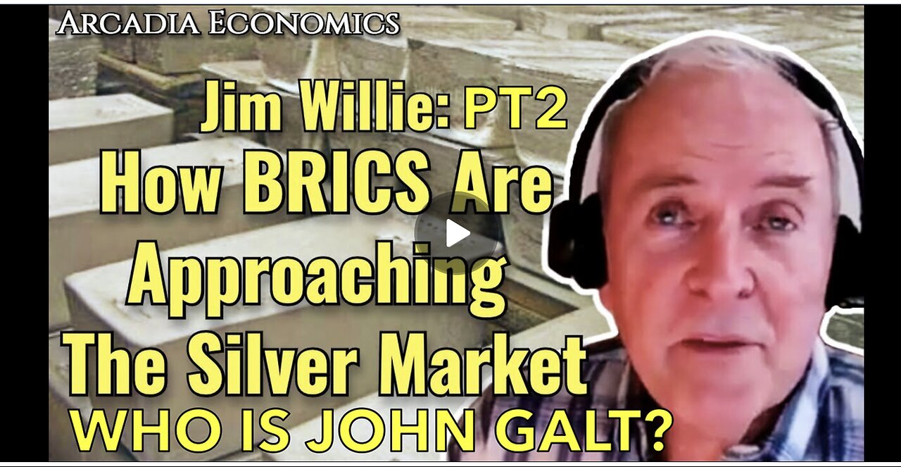 ARCADIA ECONOMICS W/ PT 2 Dr. Jim Willie: How BRICS R Approaching The Silver Market. JGANON, SGANON