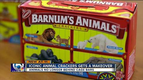 Iconic animal crackers box gets a makeover