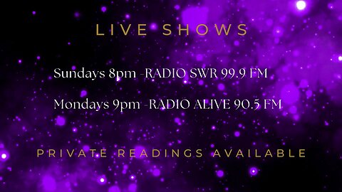 Sunday, 25 August 2024 - Show 96 - Psychics on Radio, Angels on Air & Radio SWR 99.9 FM