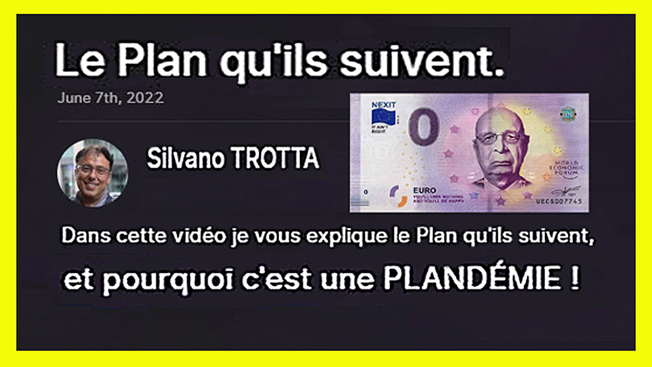 Le "Plan Mondialiste" 2021-2030 vu par Silvano TROTTA (Hd 720)