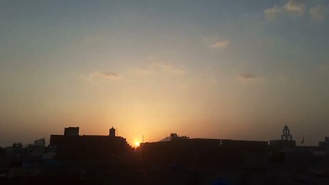 Beautiful Sunset, MashAllah #sunset #lahore #sun #SubhanAllah