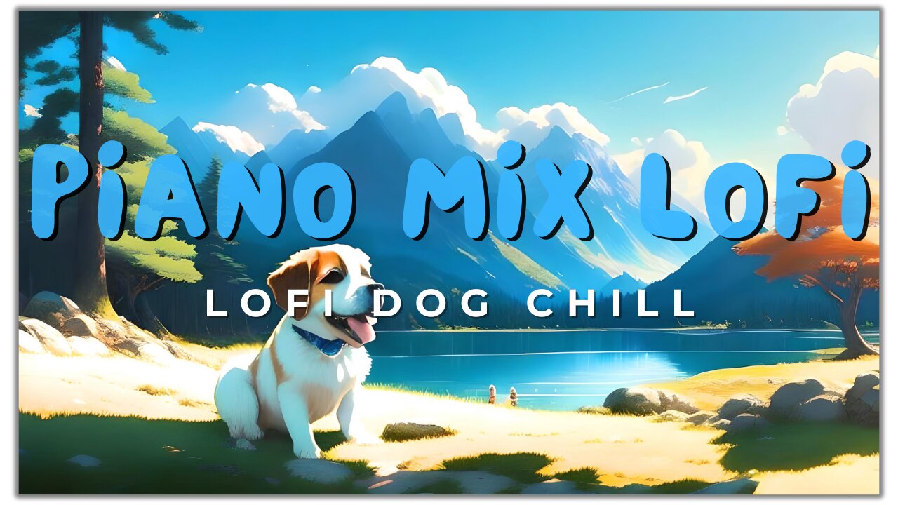 Piano Mix 🐶 Lofi Dog Chill - [Songs' To Study / Work With] - Chill Out Music - (Relaxing Hip Hop)