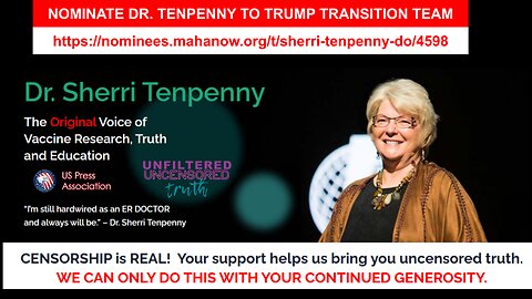 SPECIAL - Dr. Sherri Tenpenny - The Original Voice of Vaccine Research, Truth and Education