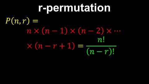 r-permutation - Discrete Mathematics