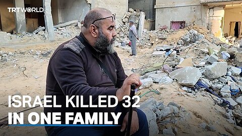 32 people of one Palestinian family killed in Israeli attacks in Gaza