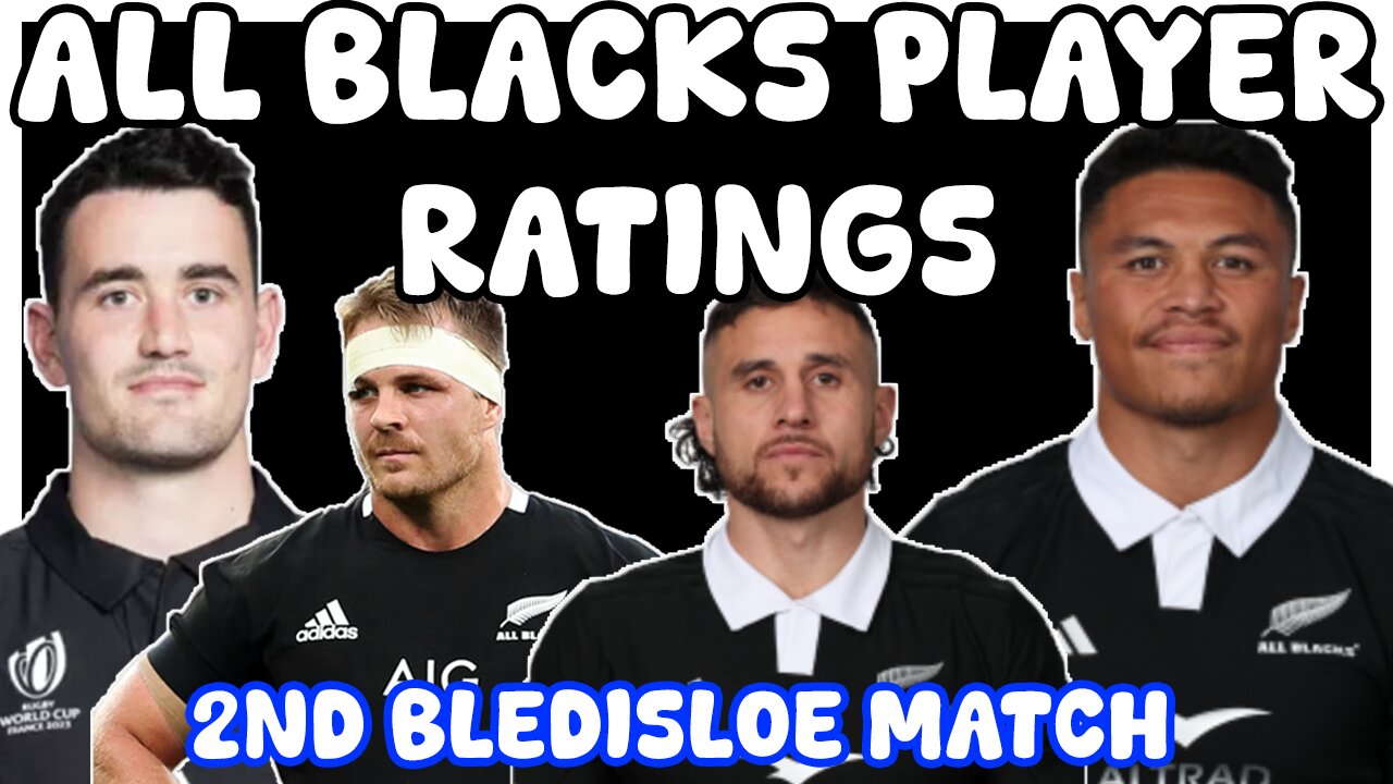 ALL BLACKS PLAYER RATINGS vs Australia - Rugby Championship 2024