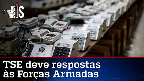 TSE promete responder questionamentos dos militares sobre segurança da eleição