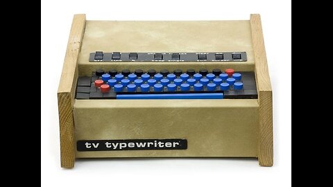 Don Lancaster's TV Typewriter, The Typewriter that Changed the World in 1973! Tech Time Traveller