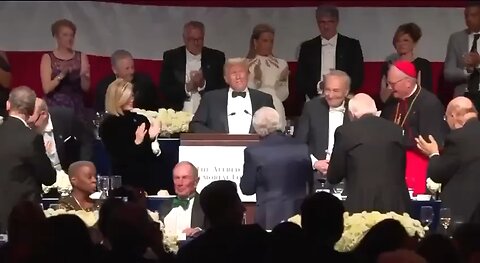 The enitre AL Smith dinner Trump roast speech
