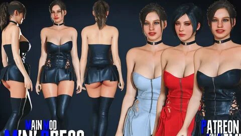 🔥 RESIDENT EVIL 6 Ada Leather Mini Dress - All Cutscenes 🔥