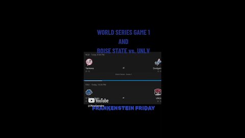 DECODE: WORLD SERIES GAME 1 & BOISE STATE BRONCOS vs UNLV