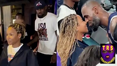 Lebron & Wife Savannah Celebrate After Team USA's Victory Over France