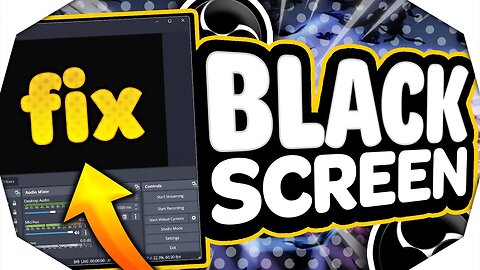 FIX OBS Black Screen 2025 🔧 OBS Game Capture/Display Capture FIX (Windows 10/11)