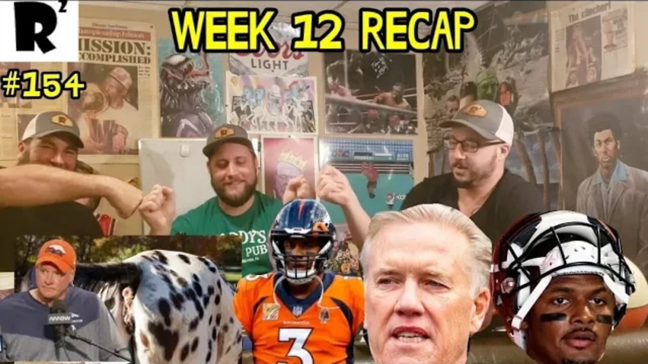 R2: Week 12 recap with Nick O face! gratuitous dong shots? Road warriors? Plus Hackett/Russ tandem