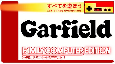 Let's Play Everything: A Week of Garfield