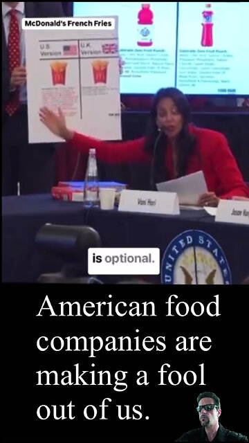 American food companies are making a fool out of us. 🤯🙅☠️🤬⚠️🤦‍♂️👎