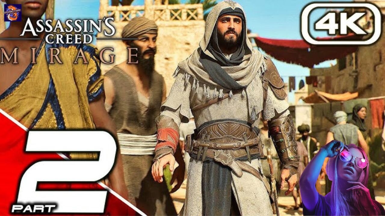ASSASSIN'S CREED MIRAGE PS5 Walkthrough Gameplay Part 2 - Confronting Basim
